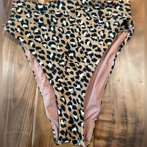 Aerie high wasted cheeky bikini bottoms